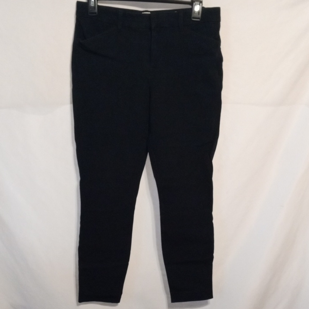 GAP Women's Mid-Rise Signature Skinny  Black Ankle Pants